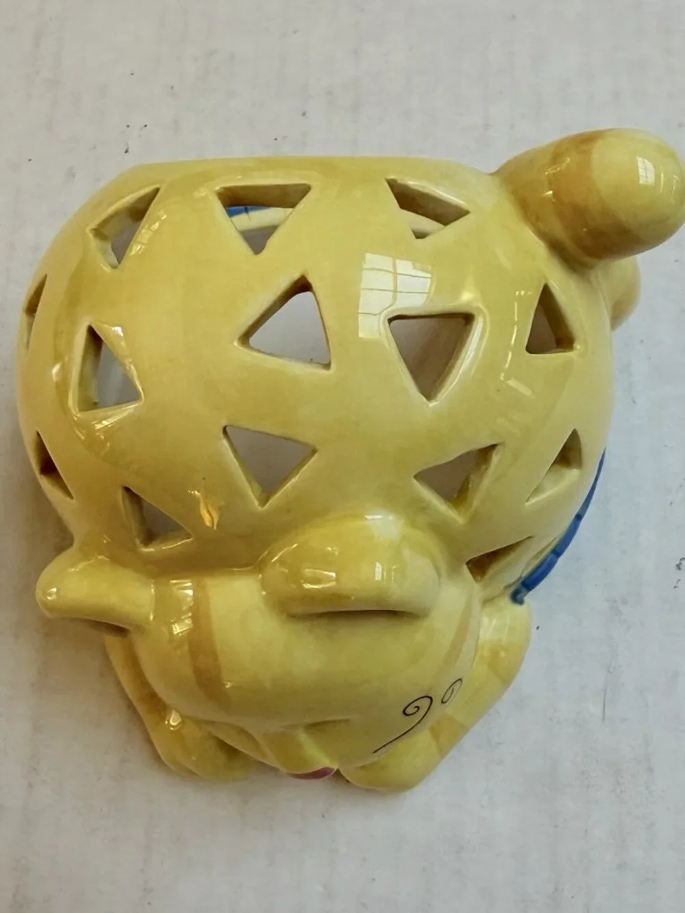 Cats‎ in the Cupboard Candle Holder 2000 Peter G Blank Yellow Vintage Decor Gift